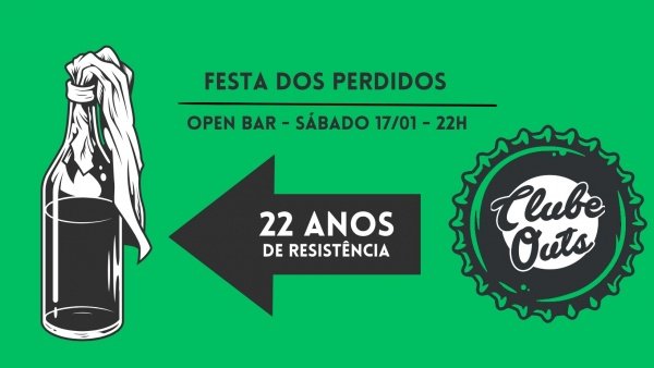 Imagem do evento Festa dos Perdidos | OPEN BAR