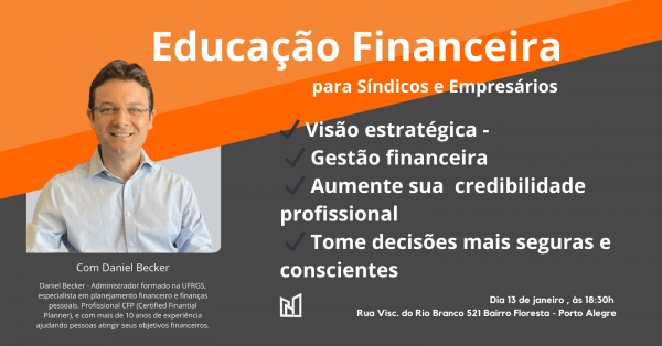 Imagem do evento Educação Financeira para Sindicos e Fornecedores