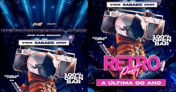 Imagem do evento Retro Party A Última do Ano