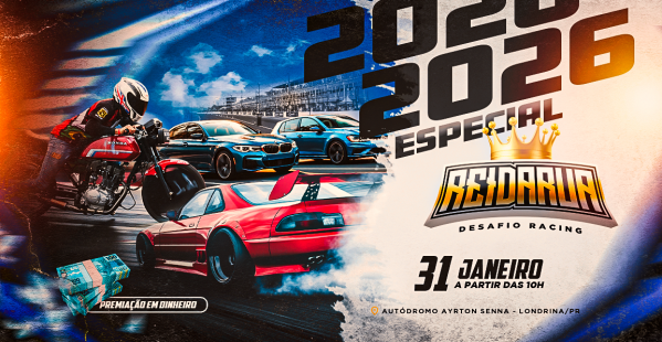 Imagem do evento EVENTO ÁREA 43 MOTOS + REI DA RUA - 31 JANEIRO