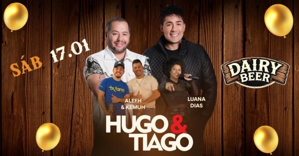 Imagem do evento Show Hugo e Thiago + Alef E Kemuh + Luana Dias