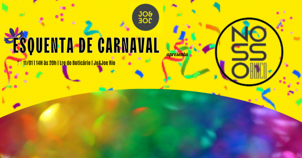 Imagem do evento Esquenta de Carnaval com NOSSOBLOCO e Bateria da Mangueira