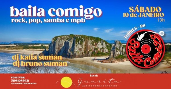 Imagem do evento Baila Comigo em Torres | SÁBADO 10.01 | 19h