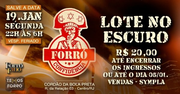 Imagem do evento CONFIDÊNCIA