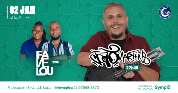 Imagem do evento João Martins 02 de Janeiro sexta no Beco do Rato - Primeiro Samba do Ano!