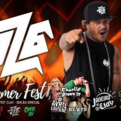 SUMMERFEST CLAY COM CHARLIE BROWN + AVRIL LAVIGNE + NX ZERO