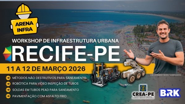 Imagem do evento WORKSHOP ARENA INFRA - RECIFE, PE
