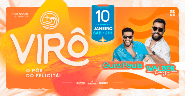 Imagem do evento VIRÔ - PÓS FESTA OFICIAL DO FELICITÁ - PORTO SEGURO - BAHIA