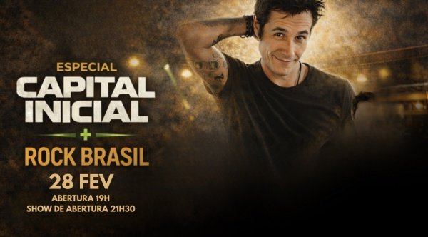 Imagem do evento Especial Capital inicial + Rock Brasil - BANDA LEGADO INICIAL 