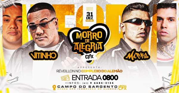 Imagem do evento MORRO DE ALEGRIA - ANO NOVO