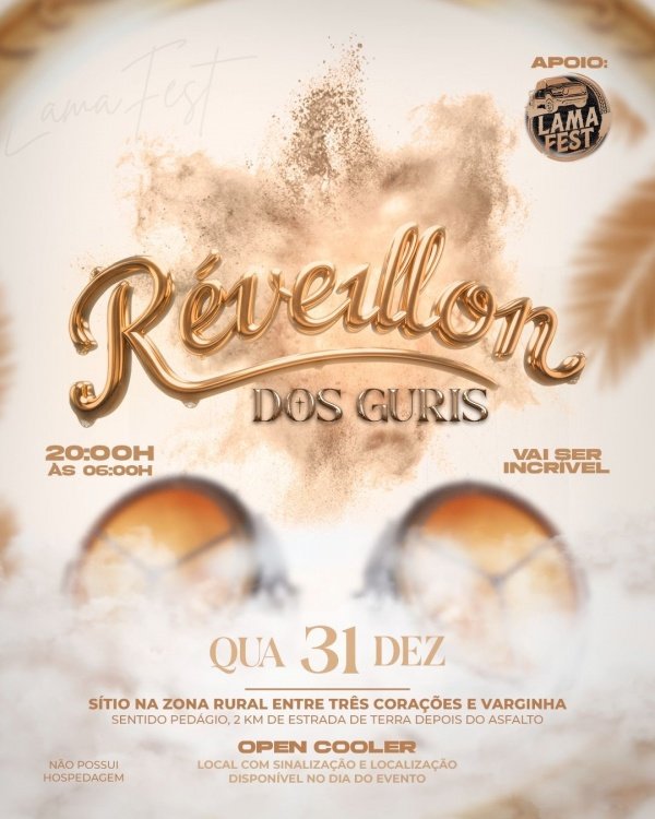 Imagem do evento Réveillon dos guris