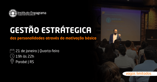 Imagem do evento GESTÃO ESTRÁTEGICA - das personalidades pela motivação básica
