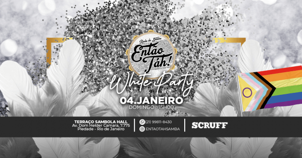 Imagem do evento ENTÃO TAH! WHITE PARTY - RODA DE SAMBA LGBTQIAPN+