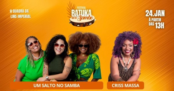 Imagem do evento Festival Batuka que Eu Sambo