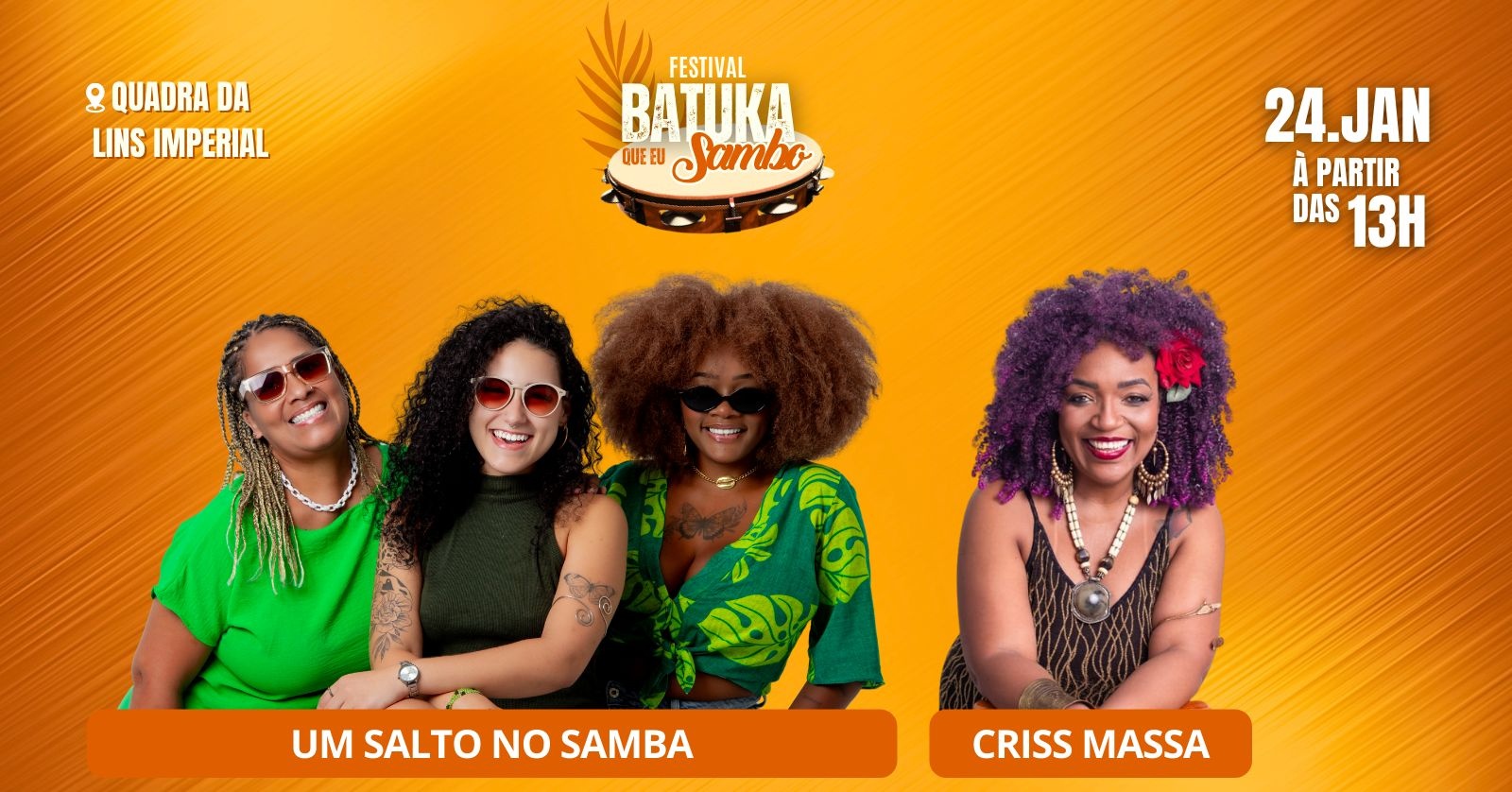 Festival Batuka que Eu Sambo - Rio de Janeiro, RJ