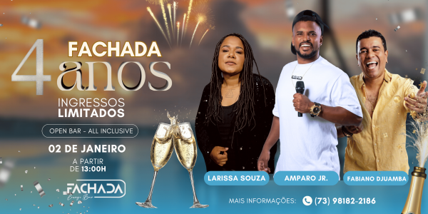 Imagem do evento FACHADA 4 ANOS