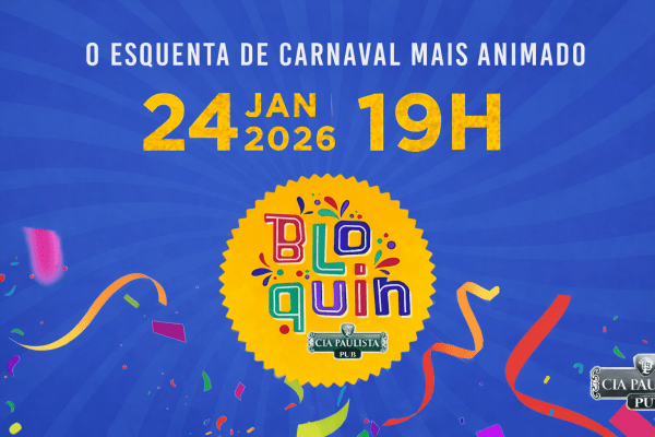 Imagem do evento Bloquin do Cia - O esquenta de Carnaval mais Animado