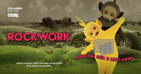Imagem do evento ROCKWORK - ESSE VAI SER O MEU ANO!