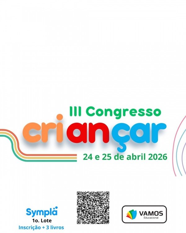 Imagem do evento III CONGRESSO CRIANÇAR 2026 - A documentação pedagógica como expressão e construção das identidades