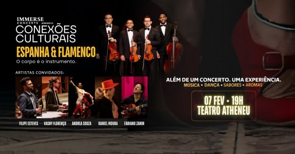 Imagem do evento Espanha e Flamenco - Conexões Culturais | Immerse Concerts
