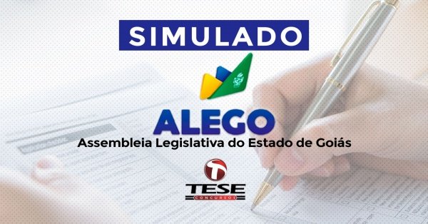 Imagem do evento SIMULADO ALEGO ( 2026 )