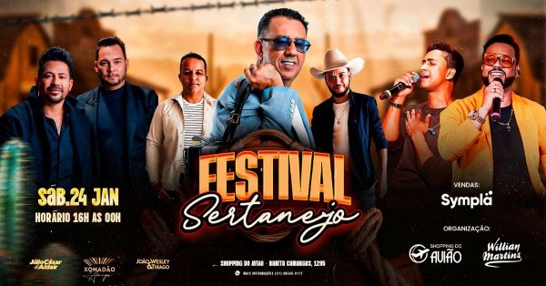 Imagem do evento FESTIVAL SERTANEJO - 24/01