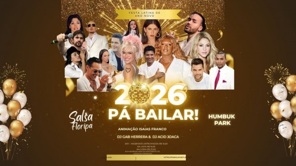 Imagem do evento FESTA LATINA DE ANO NOVO @PÁ BAILAR!