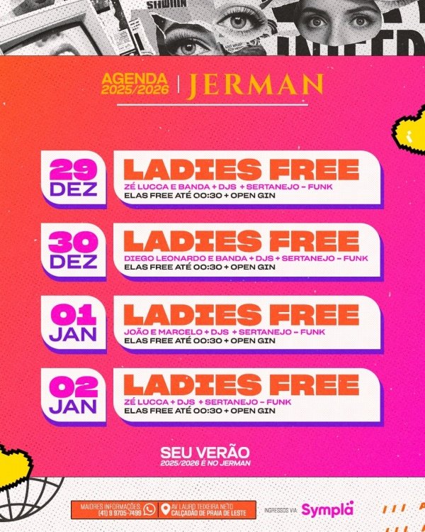 Imagem do evento PASSAPORTE JERMAN - ELAS OPEN GIN