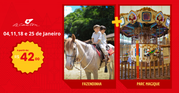 Imagem do evento Parc Magique + Fazendinha - Janeiro