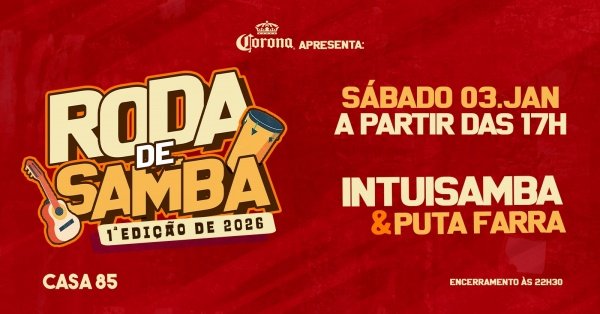 Imagem do evento Roda de Samba na 85