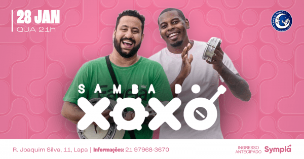 Imagem do evento SAMBA DO XOXÓ E CONVIDADOS BECO DO RATO 28/01 20H - QUARTA FEIRA