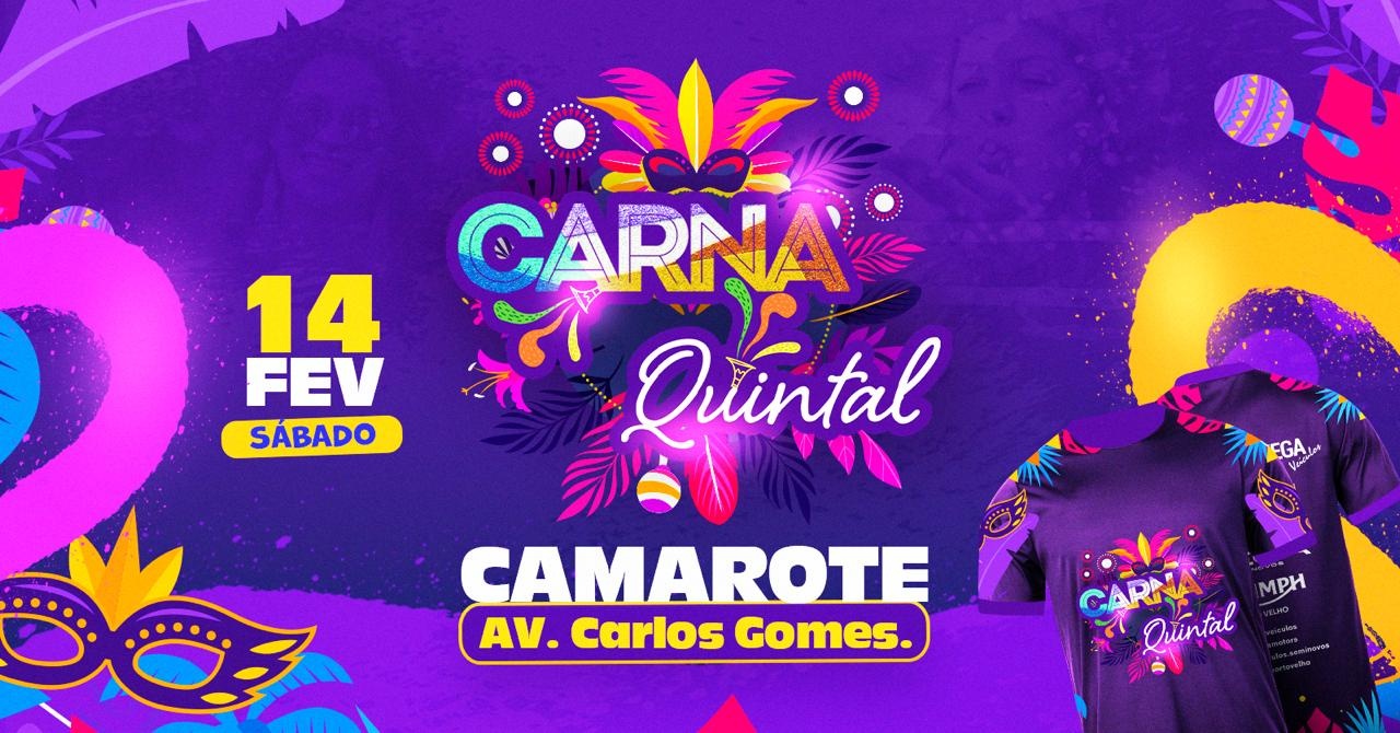 CARNAQUINTAL CAMAROTE NA CARLOS GOMES 2026 - DIA DA BANDA DO VAI QUEM QUER - Porto Velho, RO