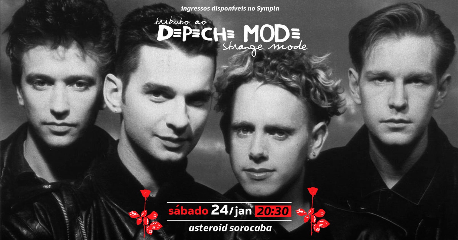 [show] 20h30: Strange Mode - Tributo DEPECHE MODE + after: De Repente 30 - Sorocaba, SP