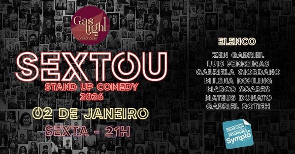 Imagem do evento SEXTOU - STAND UP COMEDY 2026 / STAND UP COMEDY em CURITIBA