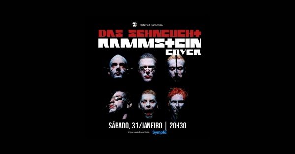 Imagem do evento [show] 20h30: DAS SEHNSUCHT RAMMSTEIN COVER | After; Festa Asteroid Anos 2000