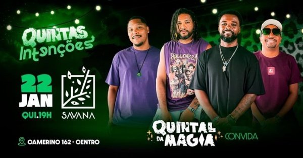 Imagem do evento Quintas Intenções - Quintal da Magia
