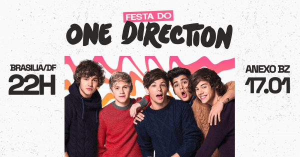 Imagem do evento Festa do One Direction | Brasília/DF