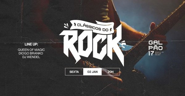 Imagem do evento Clássicos do Rock - Galpão 17