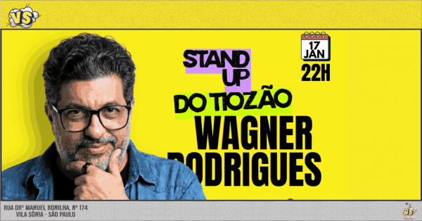 Imagem do evento Wagner Rodrigues - STAND UP DO TIOZÃO