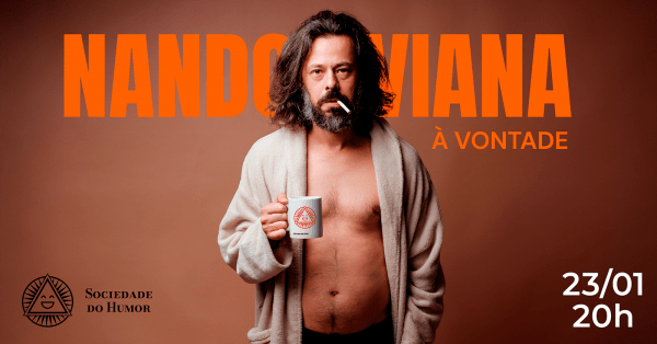Imagem do evento [23/01 - 20h] Nando Viana à Vontade na Sociedade do Humor
