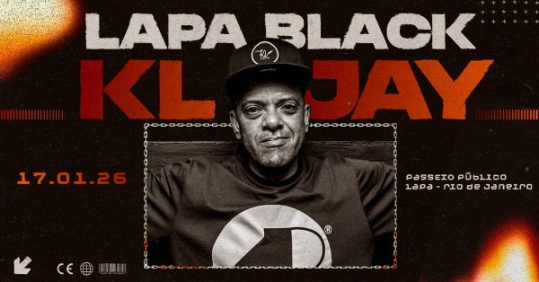 Imagem do evento Lapa Black - KL JAY