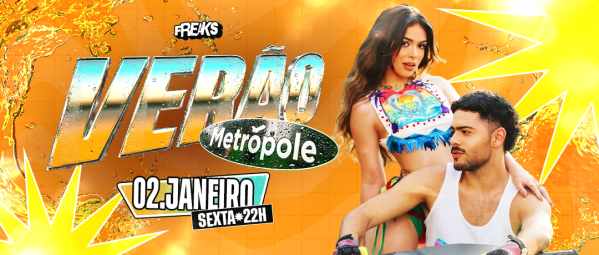 Imagem do evento VERÃO METRÓPOLE- 02/JAN
