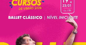 Imagem do evento Curso Intensivo de Verão - Ballet clássico do Zero - prof Carlos Cabral - nível iniciante