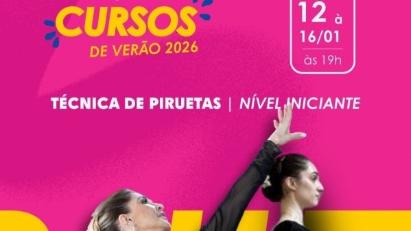 Imagem do evento Curso Intensivo de Verão  - Técnica de Piruetas - prof Luciane Reche - nível iniciante