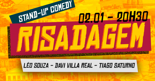 Imagem do evento RISADAGEM! Primeiro do Ano! (Stand-up Comedy)