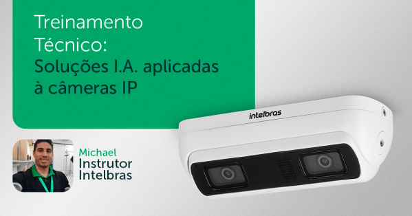 Imagem do evento Treinamento Técnico: Soluções I.A. aplicadas à câmeras IP