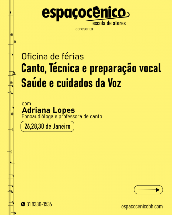 Imagem do evento Oficina de Canto