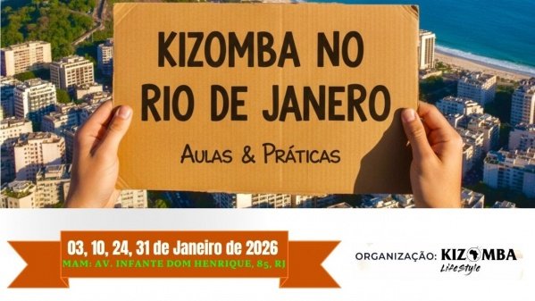 Imagem do evento Intensivo de Kizomba no MAM-Rio: Janeiro 2026 | Kizomba Intensive at MAM-Rio