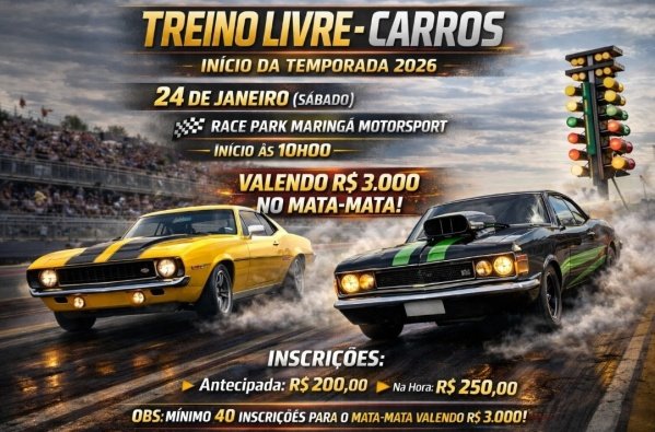 Imagem do evento TREINO LIVRE CARROS