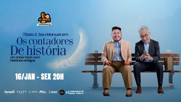 Imagem do evento Titela e Seu Manuel em OS CONTADORES DE HISTÓRIA | 16/Jan Sex 20h